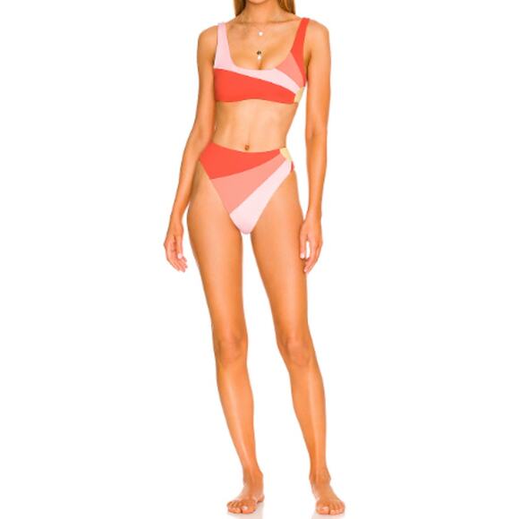L*Space Sunburst Luca High Waist Bottom Bitsy XS - Picture 9 of 9